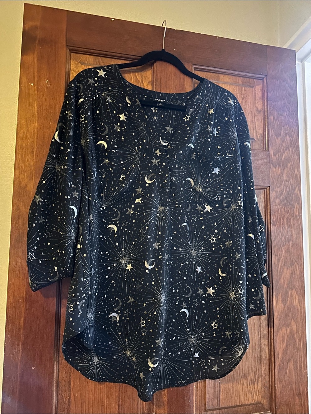 torrid Black Celestial Moon & Star Tunic